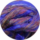 Szári selyem (kék-lila)